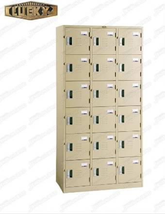 ตู้ Locker 18 ช่อง ยี่ห้อ Lucky , Good WIN ราคาโรงงาน